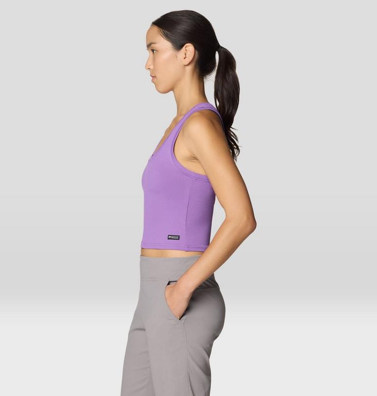 Women's Peak Knit Tank, Color: Purple Plummet, image 3