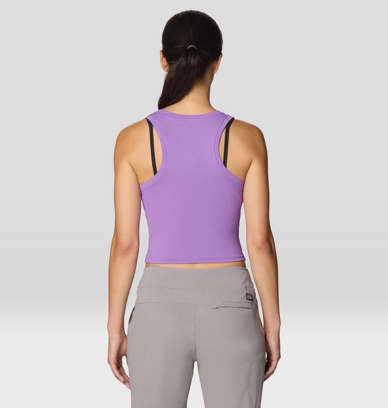 Women's Peak Knit Tank, Color: Purple Plummet, image 2