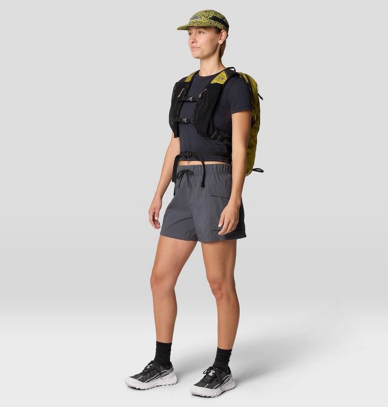 Women's Peak Knit Short Sleeve, Color: Black, image 6