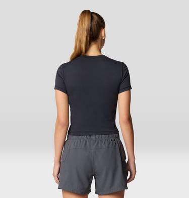 Women's Peak Knit Short Sleeve, Color: Black, image 11