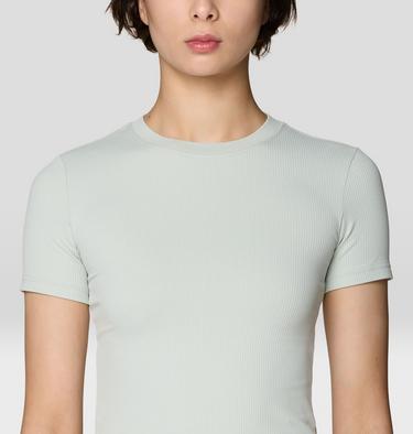 Women's Peak Knit Short Sleeve Shirt, Color: Gamma Grey, image 8