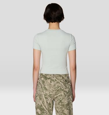 Women's Peak Knit Short Sleeve Shirt, Color: Gamma Grey, image 4