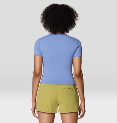 Women's Peak Knit Short Sleeve, Color: Best Coast Blue, image 15