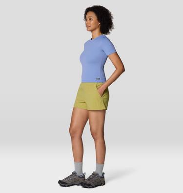 Women's Peak Knit Short Sleeve, Color: Best Coast Blue, image 14