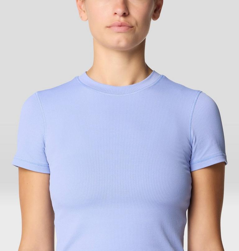 Women's Peak Knit Short Sleeve, Color: Light Illusion, image 5