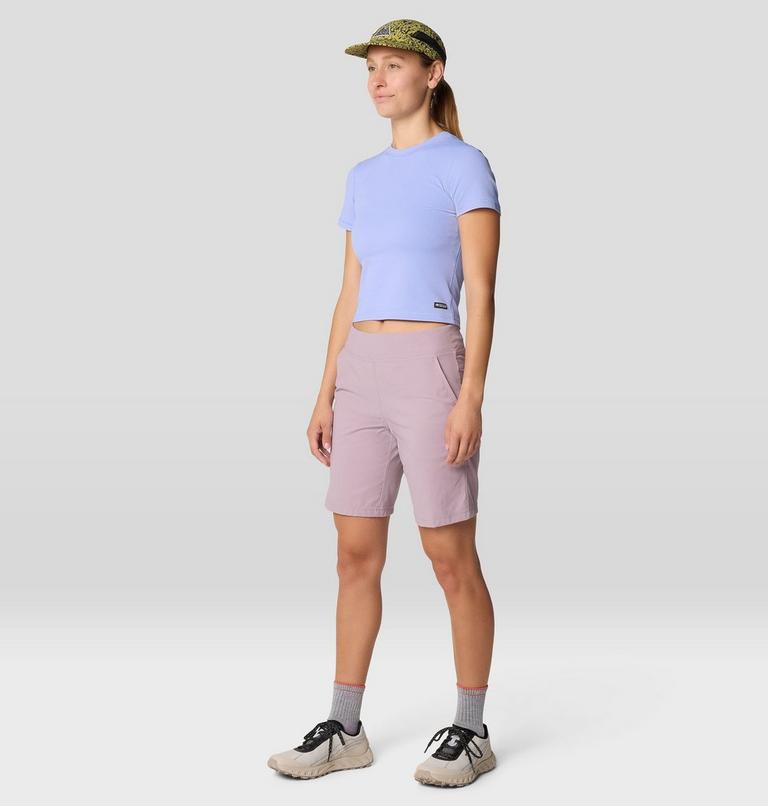 Women's Peak Knit Short Sleeve, Color: Light Illusion, image 6