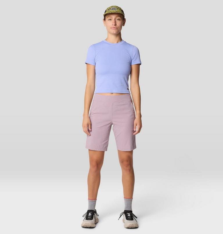 Women's Peak Knit Short Sleeve, Color: Light Illusion, image 2