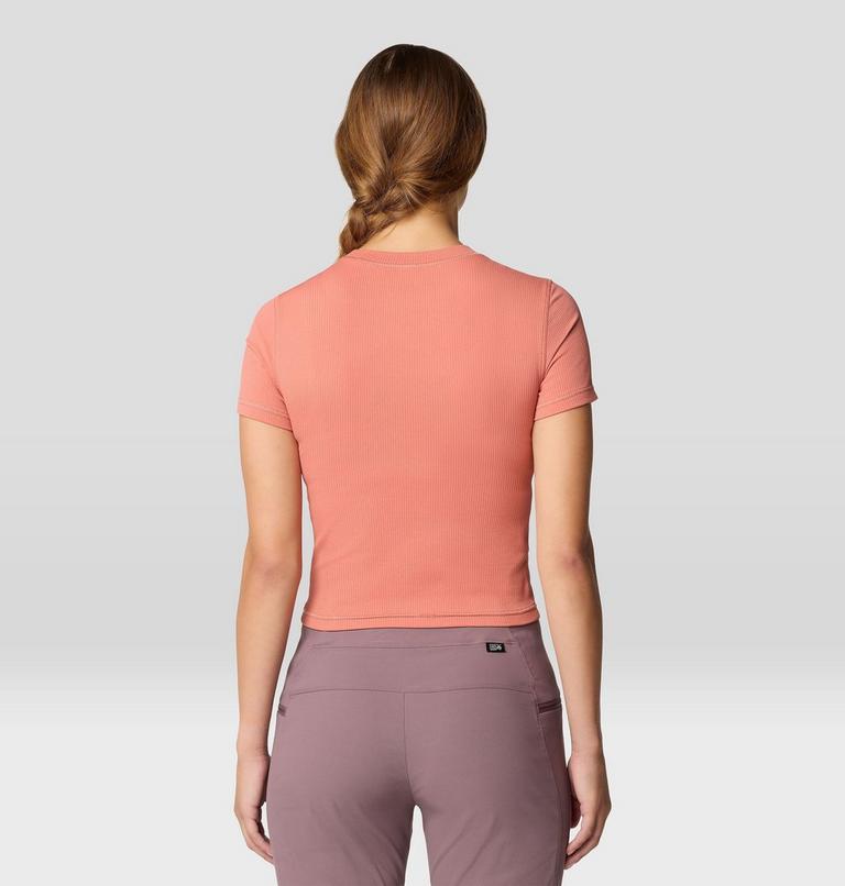 Women's Peak Knit Short Sleeve, Color: Fleurs, image 3