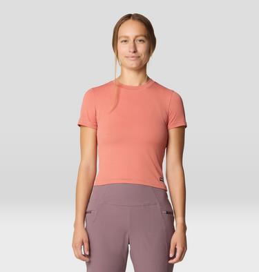 Women's Peak Knit Short Sleeve, Color: Fleurs, image 1