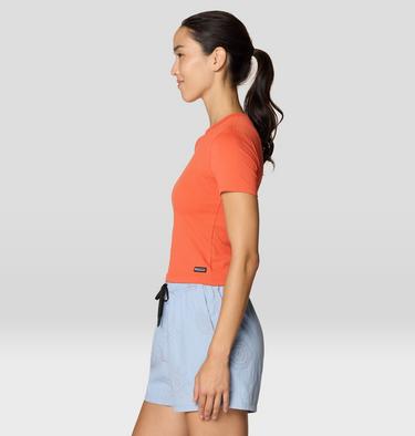 Women's Peak Knit Short Sleeve, Color: Aspect, image 8