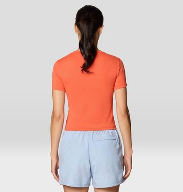 Women's Peak Knit Short Sleeve, Color: Aspect, image 7
