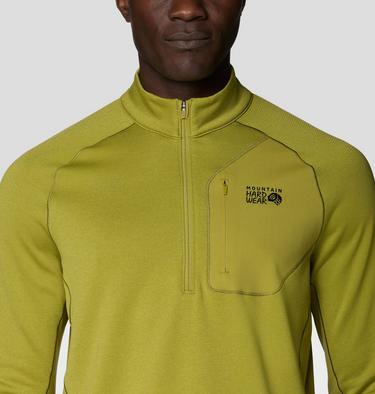 Men's Up First Tech Fleece Quarter Zip, Color: Bright Fatigue Heather, image 8