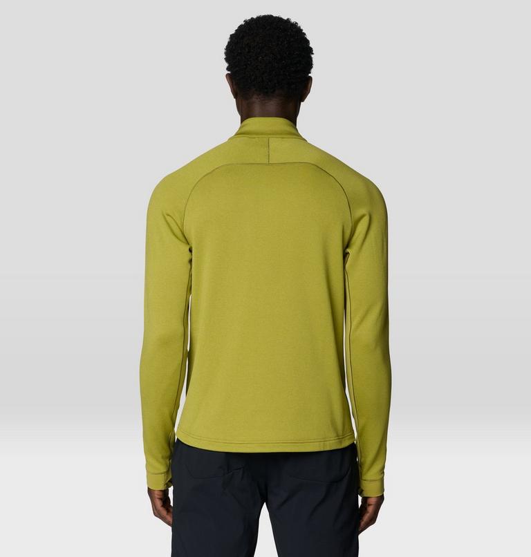 Men's Up First Tech Fleece Quarter Zip, Color: Bright Fatigue Heather, image 2
