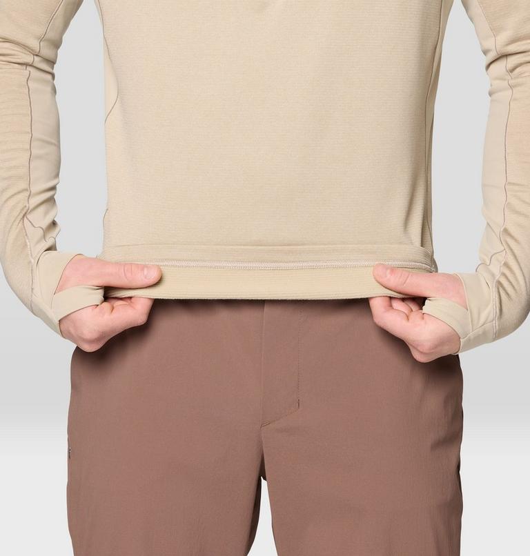 Men's Up First Tech Fleece Quarter Zip, Color: Badlands Heather, image 5