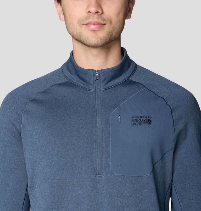 Men's Up First Tech Fleece Quarter Zip, Color: Astral Blue, image 5