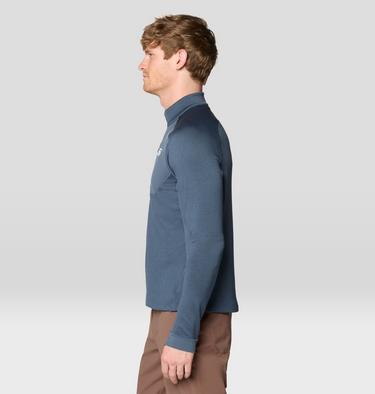 Men's Up First Tech Fleece Quarter Zip, Color: Moon Blue Heather, image 3