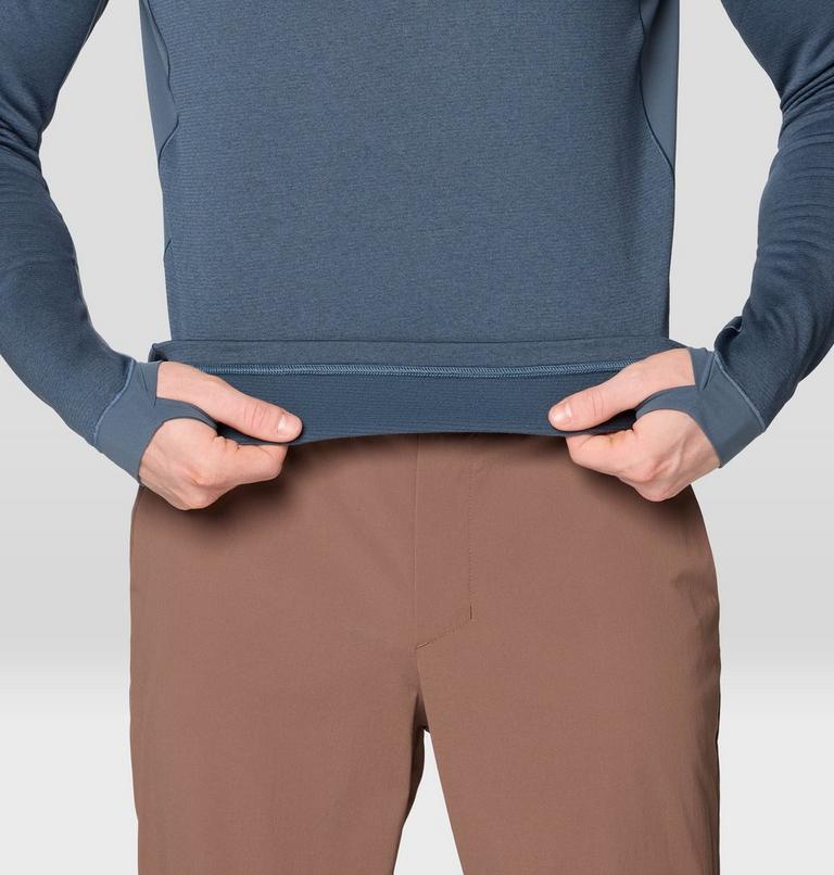Men's Up First Tech Fleece Quarter Zip, Color: Moon Blue Heather, image 5
