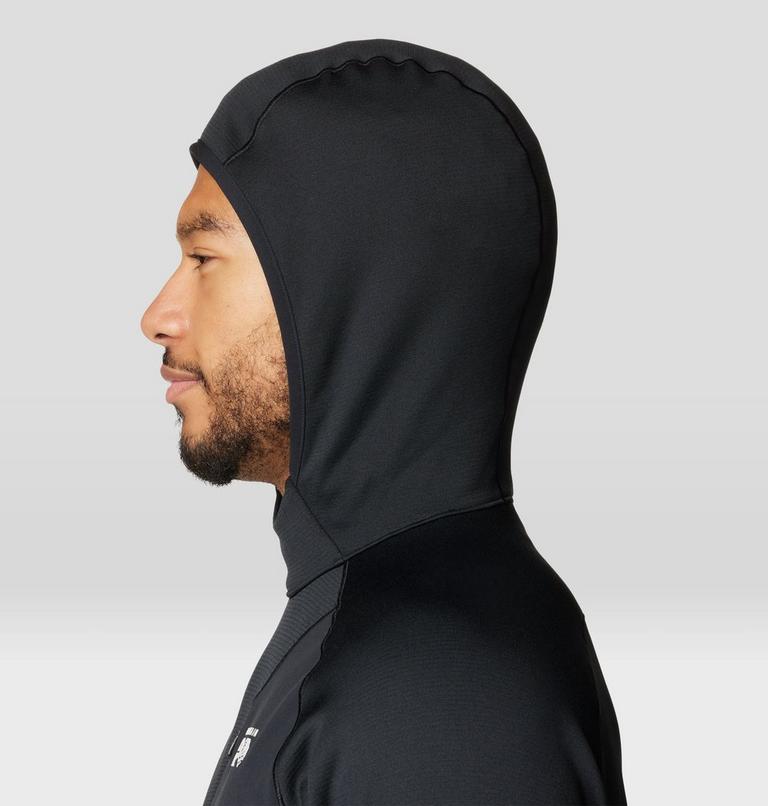 Men's Up First Tech Fleece Hoody, Color: Black, image 6