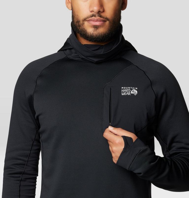 Men's Up First Tech Fleece Hoody, Color: Black, image 10