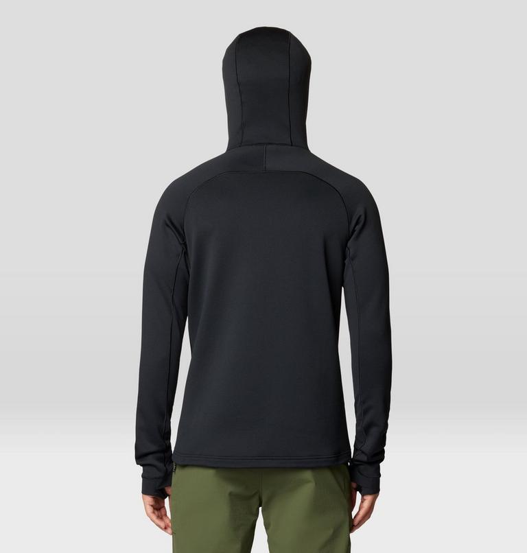 Men's Up First Tech Fleece Hoody, Color: Black, image 3