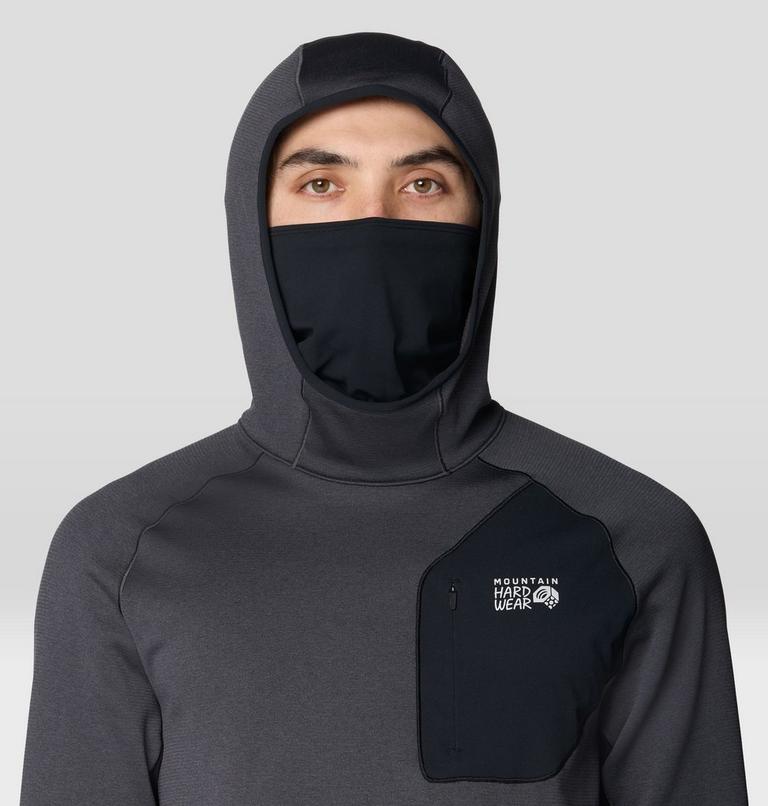 Men's Up First Tech Fleece Hoody, Color: Shark Heather, Black, image 5