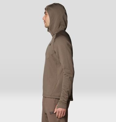 Men's Up First Tech Fleece Hoody, Color: Tierra Heather, image 7
