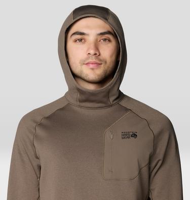 Men's Up First Tech Fleece Hoody, Color: Tierra Heather, image 8