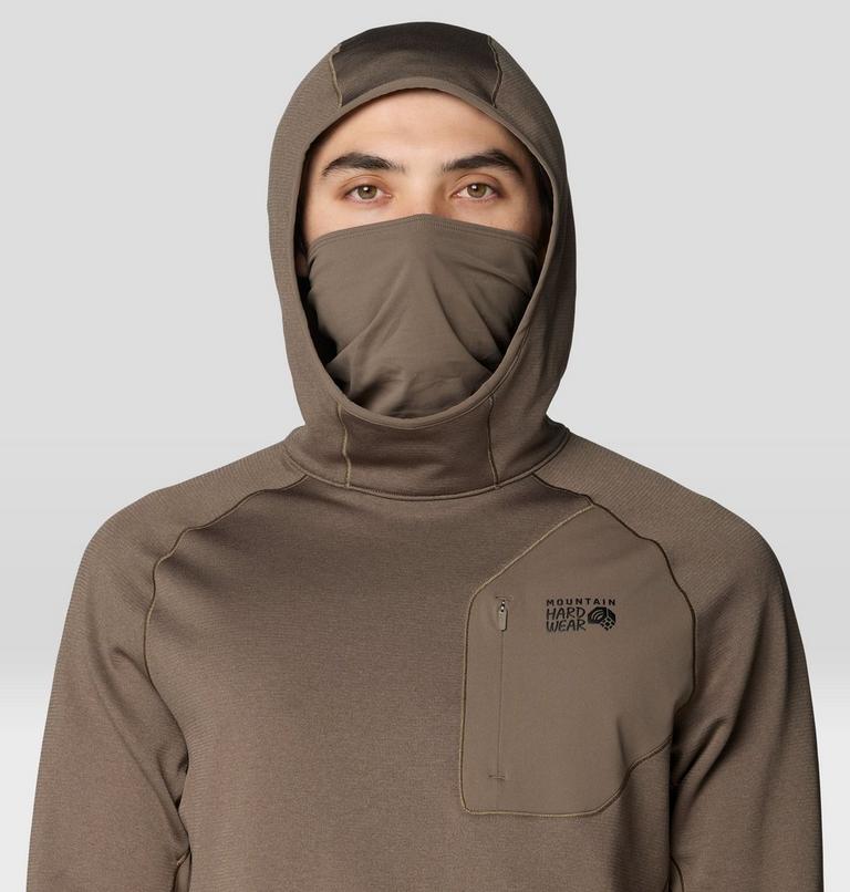 Men's Up First Tech Fleece Hoody, Color: Tierra Heather, image 5