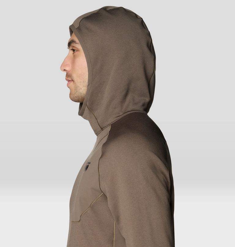 Men's Up First Tech Fleece Hoody, Color: Tierra Heather, image 6
