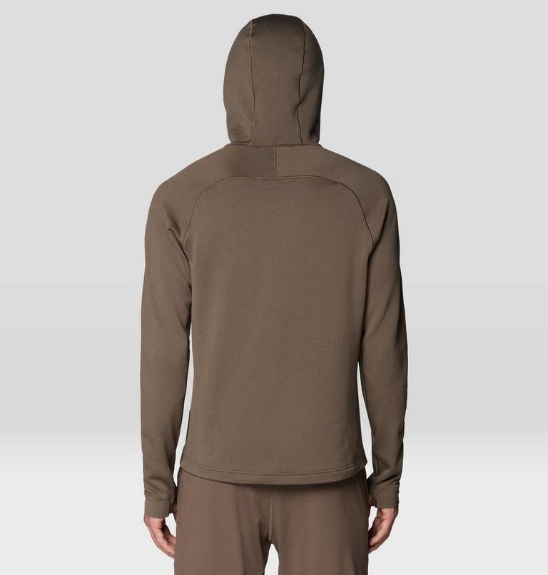 Men's Up First Tech Fleece Hoody, Color: Tierra Heather, image 2