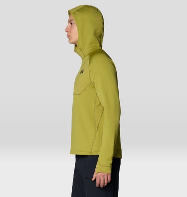 Men's Up First Tech Fleece Hoody, Color: Bright Fatigue Heather, image 11