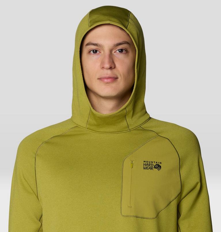 Men's Up First Tech Fleece Hoody, Color: Bright Fatigue Heather, image 4