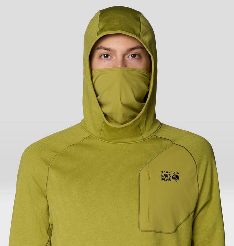 Men's Up First Tech Fleece Hoody, Color: Bright Fatigue Heather, image 6