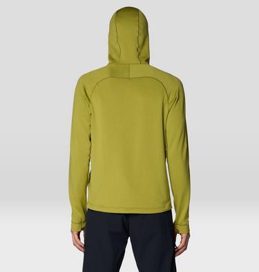 Men's Up First Tech Fleece Hoody, Color: Bright Fatigue Heather, image 10