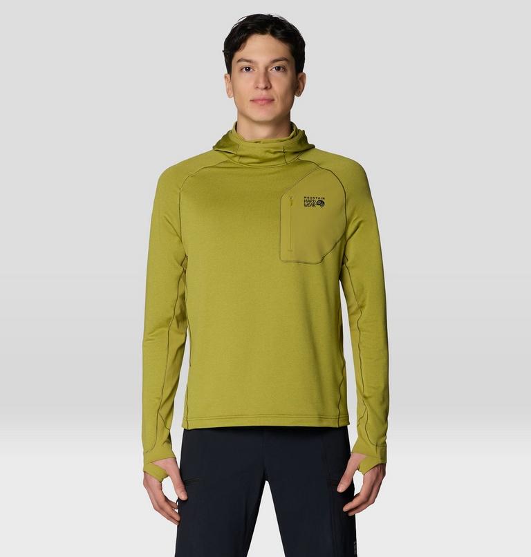 Men's Up First Tech Fleece Hoody, Color: Bright Fatigue Heather, image 1