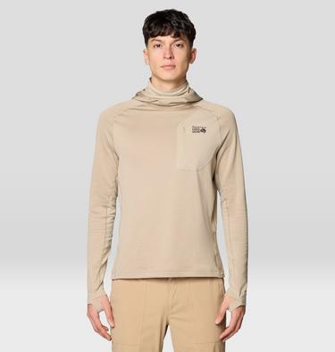 Men's Up First Tech Fleece Hoody, Color: Badlands Heather, image 9