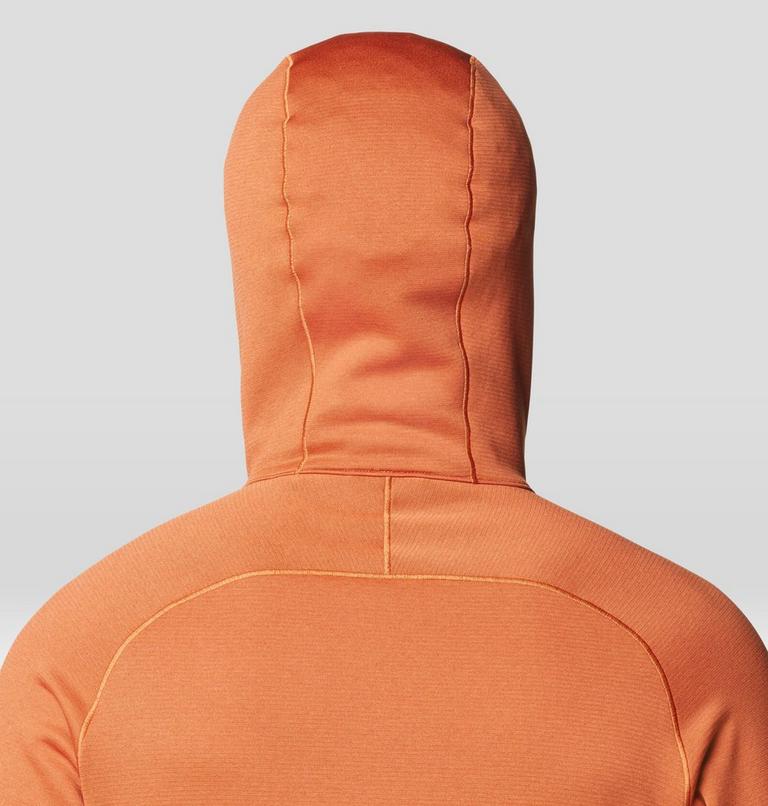 Men's Up First Tech Fleece Hoody, Color: Raw Carnelian Heather, image 6