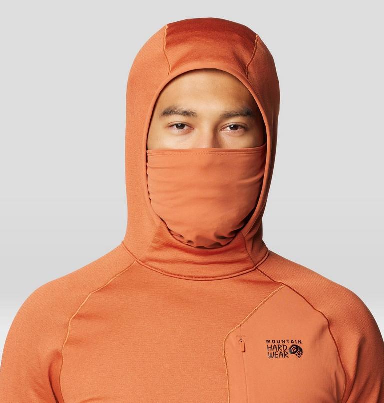 Men's Up First Tech Fleece Hoody, Color: Raw Carnelian Heather, image 7