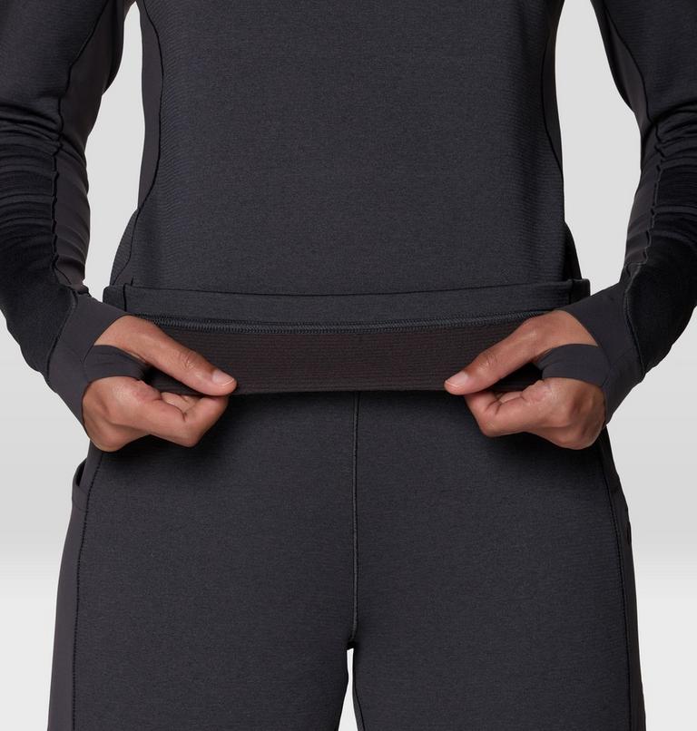 Women's Up First Tech Fleece Quarter Zip, Color: Shark, image 5