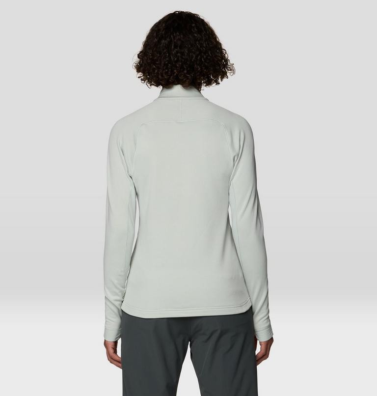 Women's Up First Tech Fleece Quarter Zip, Color: Gamma Grey, image 3