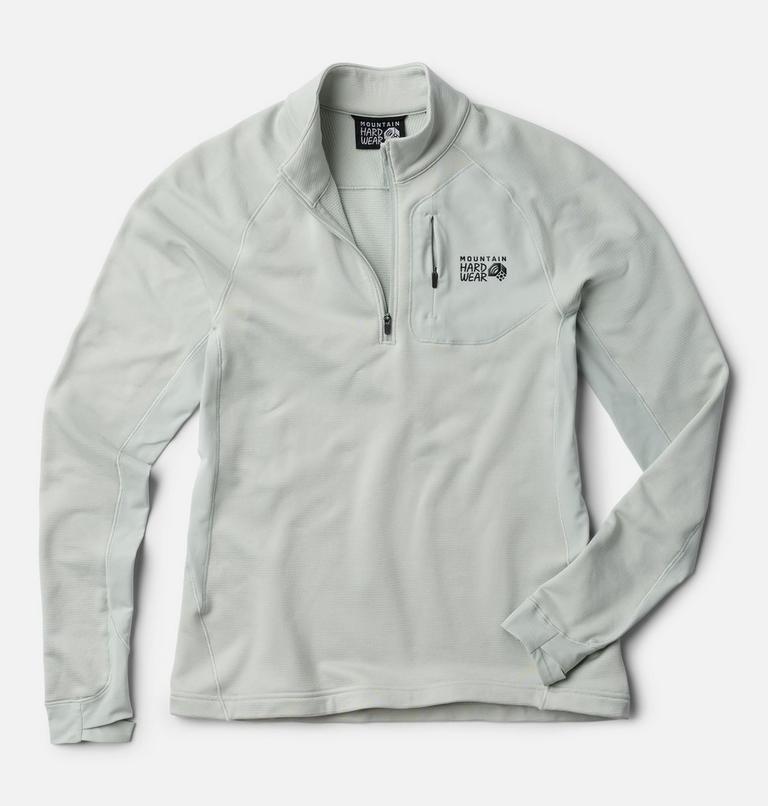 Women's Up First Tech Fleece Quarter Zip, Color: Gamma Grey, image 2