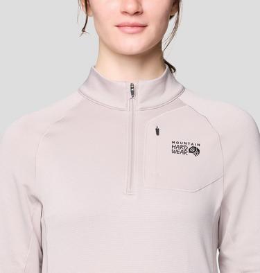 Women's Up First Tech Fleece Quarter Zip, Color: Light Mystic, image 8