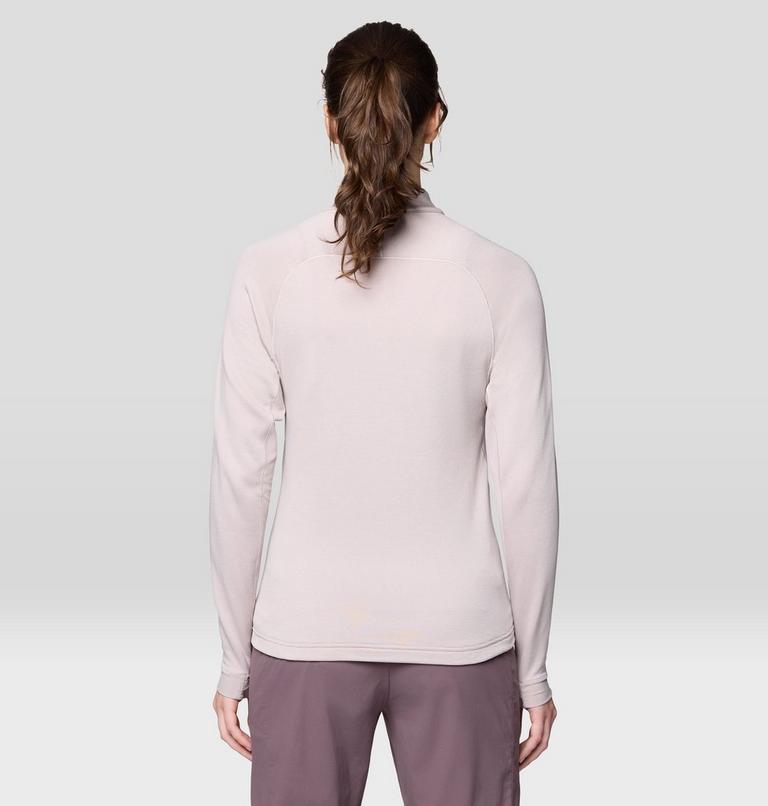 Women's Up First Tech Fleece Quarter Zip, Color: Light Mystic, image 2