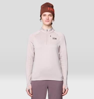 Women's Up First Tech Fleece Quarter Zip, Color: Light Mystic, image 5