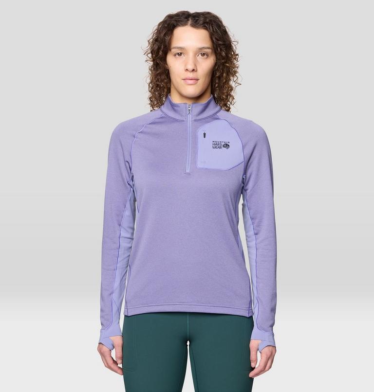 Women's Up First Tech Fleece Quarter Zip, Color: Avid, image 1