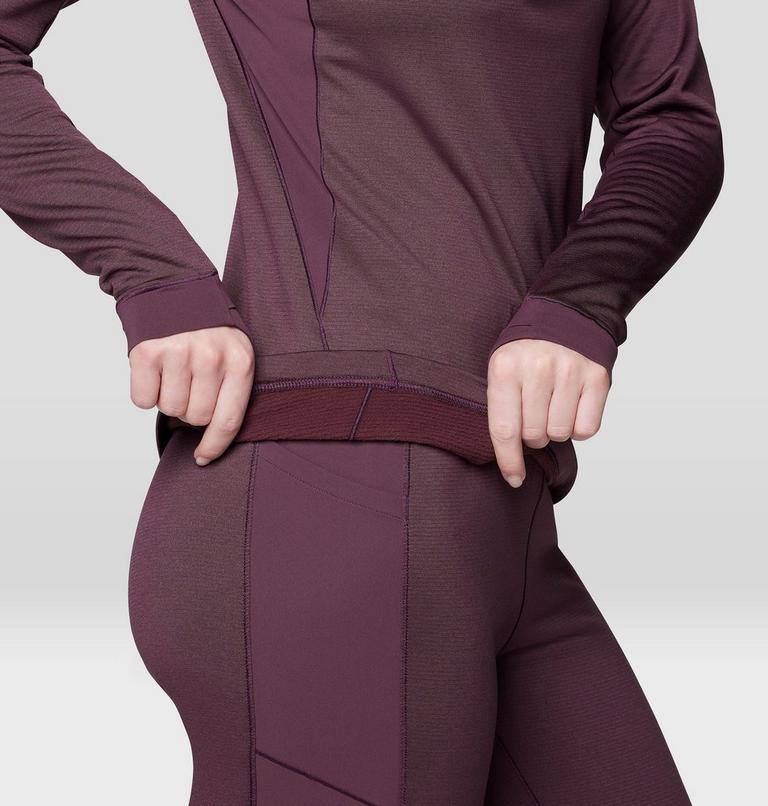 Women's Up First Tech Fleece Quarter Zip, Color: Blackberry, image 6