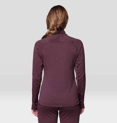 Women's Up First Tech Fleece Quarter Zip, Color: Blackberry, image 11