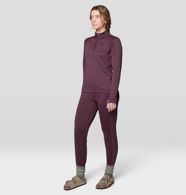 Women's Up First Tech Fleece Quarter Zip, Color: Blackberry, image 10