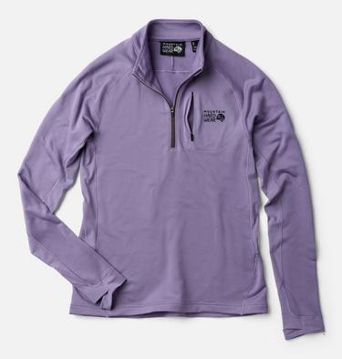 Women's Up First Tech Fleece Quarter Zip, Color: Violet Stone, image 4