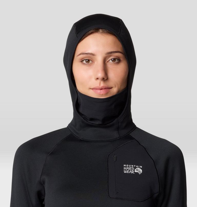 Women's Up First Tech Fleece Hoody, Color: Black, image 5
